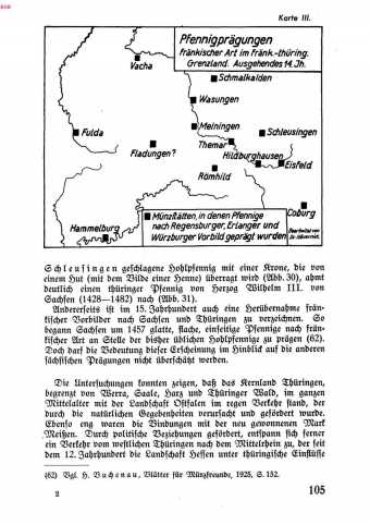 Karte 3: Pfennigprägungen dans