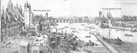 Die Franckfurther Brücke über den ... aus