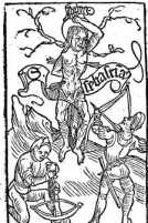 Illustration: Heiliger Sebastian

