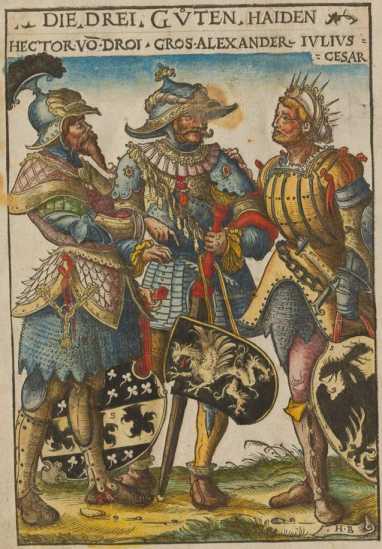 Genealogischer Vorspann: Fabelwappen und...