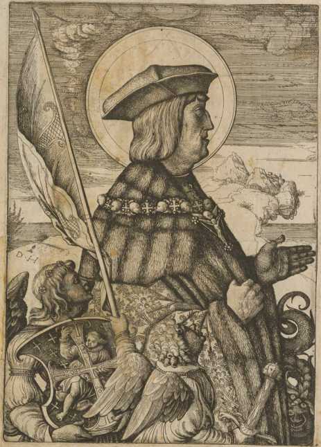 Portrait Kaiser Maximilians I. als Ritte...