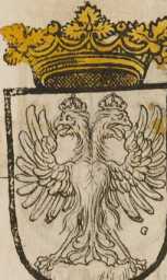 Wappen der 4 Mächte Kaisertum, Papsttum...