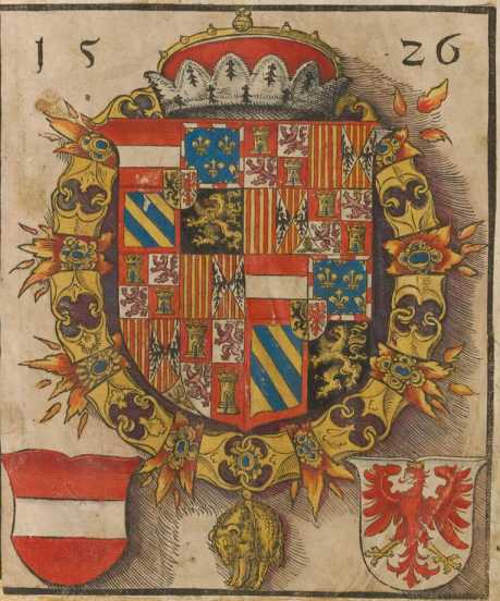 Wappen Erzherzog Ferdinands I. von Tirol...