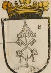 Wappen der 4 Mächte Kaisertum, Papsttum...