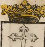 Wappen der 4 Mächte Kaisertum, Papsttum...