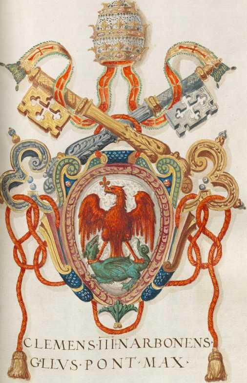 Papst Clemens IV. Wappen  (96r )

