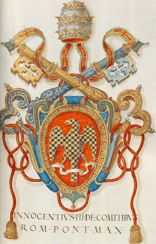 Papst Innozenz III. Wappen (71r ... from