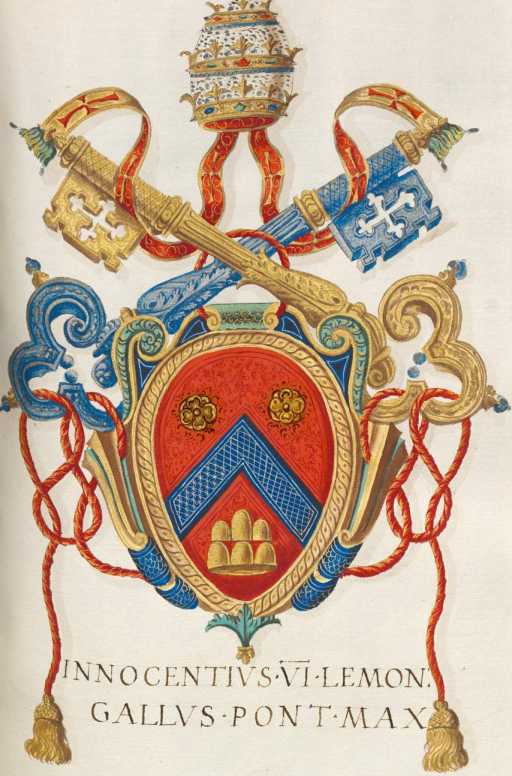 Papst Innozenz VI. Wappen (156r ... from