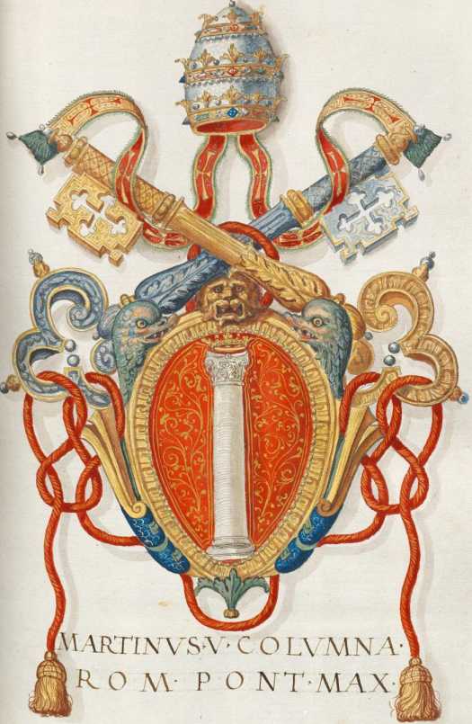 Papst Martin V. Wappen (73r )
