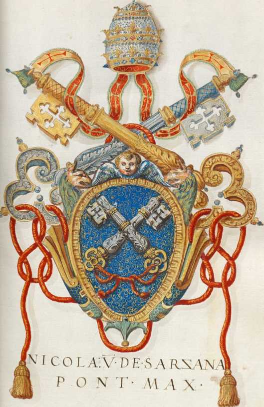 Papst Nikolaus V. Wappen (103r )
