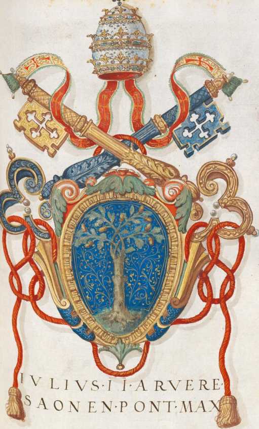 Papst Julius II. Wappen (215r )
