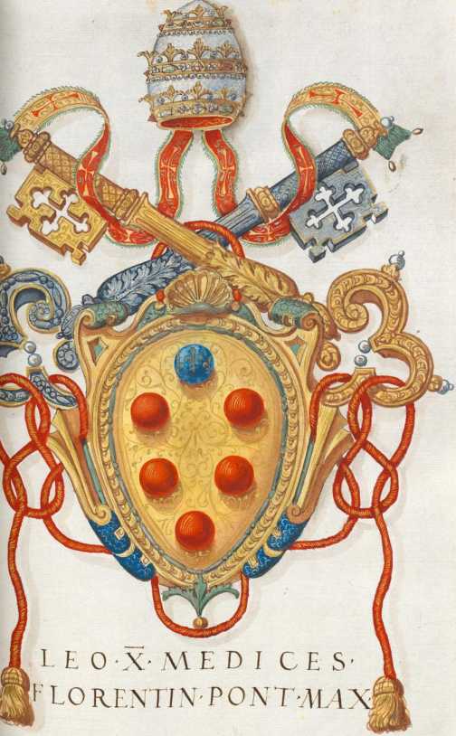 Papst Leo X. Wappen (236r )
