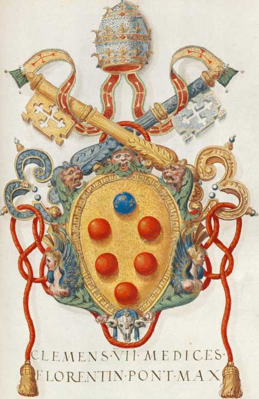 Papst Clemens VII. Wappen (279r )
