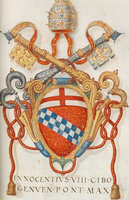 Papst Innozenz VIII. Wappen (169r ... from