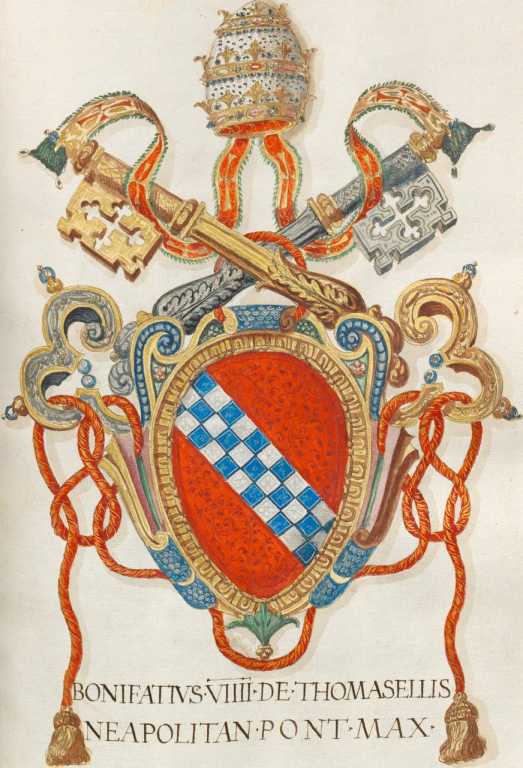 Papst Bonifatius IX. Wappen (31r ... from