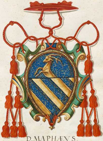 Familienwappen römischer Adelshäuser im Kardinalsstand. ... aus