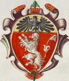 Familienwappen kleinerer Adelshäuser von Bologna mit Buchstaben P (199r )
