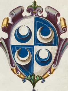 Familienwappen kleinerer Adelshäuser von Perugia ... aus