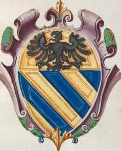 Familienwappen kleinerer Adelshäuser von Pesaro ... aus