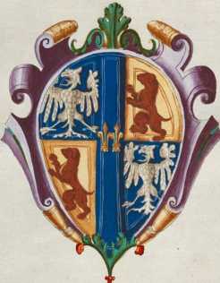 Familienwappen kleinerer Adelshäuser von Ferrara ... dans