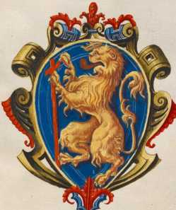 Familienwappen kleinerer Adelshäuser von Pesaro ... aus