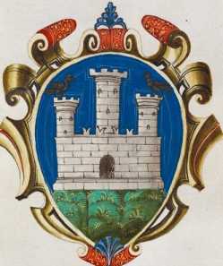 Familienwappen kleinerer Adelshäuser vo...