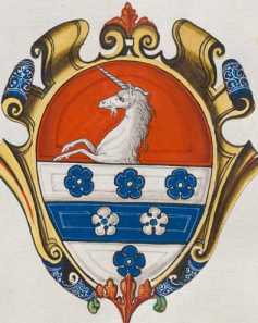 Familienwappen kleinerer Adelshäuser vo...