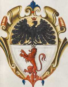 Familienwappen kleinerer Adelshäuser vo...
