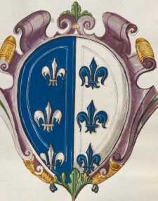 Familienwappen kleinerer Adelshäuser vo...