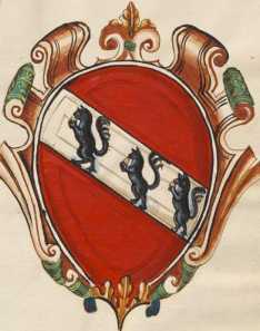 Familienwappen kleinerer Adelshäuser vo...