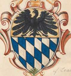 Familienwappen kleinerer Adelshäuser vo...