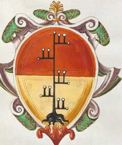 Familienwappen kleinerer Adelshäuser vo...