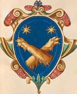 Familienwappen kleinerer Adelshäuser vo...