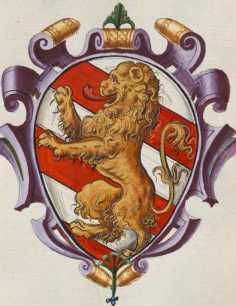 Familienwappen kleinerer Adelshäuser vo...