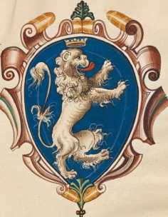 Familienwappen kleinerer Adelshäuser vo...