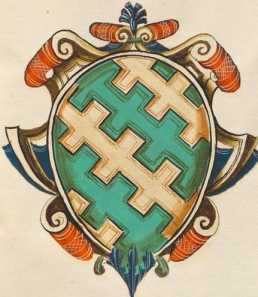 Familienwappen kleinerer Adelshäuser vo...