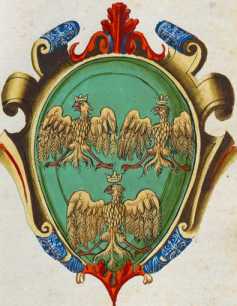Familienwappen kleinerer Adelshäuser vo...