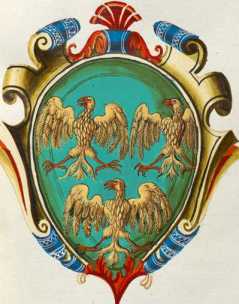Familienwappen kleinerer Adelshäuser vo...
