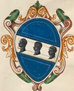 Familienwappen kleinerer Adelshäuser vo...