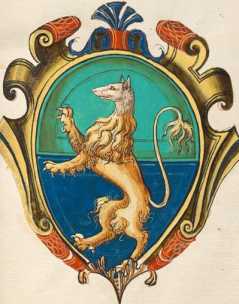 Familienwappen kleinerer Adelshäuser vo...