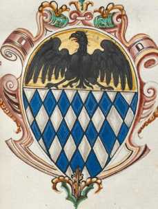 Familienwappen kleinerer Adelshäuser vo...