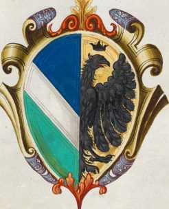 Familienwappen kleinerer Adelshäuser vo...