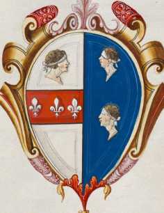 Familienwappen kleinerer Adelshäuser vo...