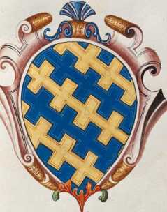 Familienwappen kleinerer Adelshäuser vo...