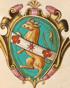 Familienwappen kleinerer Adelshäuser vo...