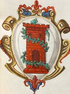 Familienwappen kleinerer Adelshäuser vo...