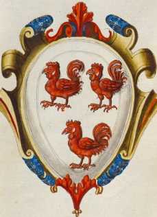 Familienwappen kleinerer Adelshäuser vo...