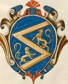 Familienwappen kleinerer Adelshäuser vo...