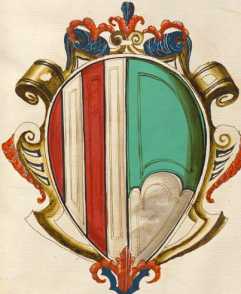 Familienwappen kleinerer Adelshäuser vo...