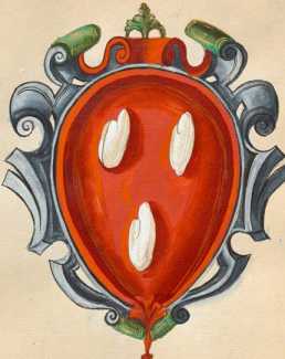 Familienwappen kleinerer Adelshäuser von Florenz ... aus